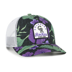 Colorado Rockies Beachside Adjustable Trucker Hat Black