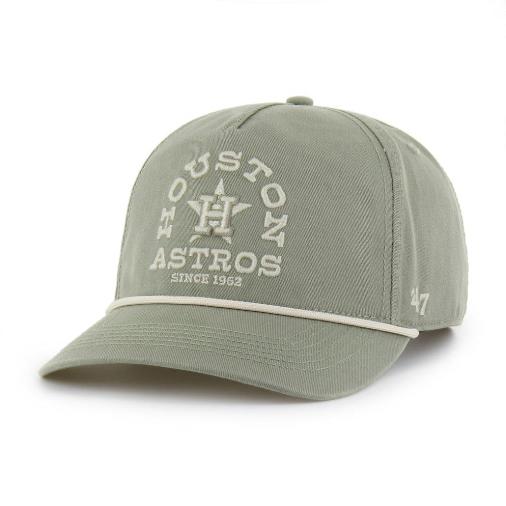 Houston Astros Canyon Ranchero Hitch Adjustable Hat Olive