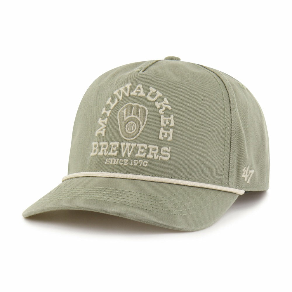 Milwaukee Brewers Canyon Ranchero Hitch Adjustable Hat Olive