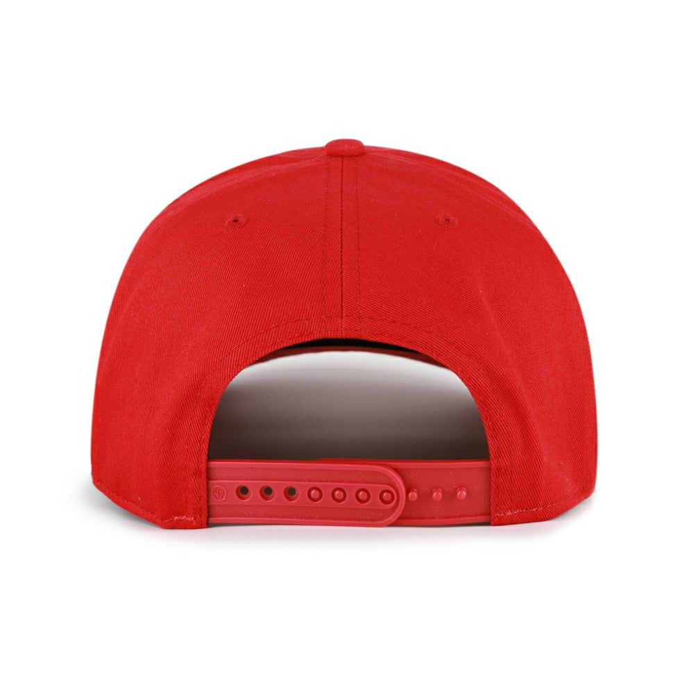 Cincinnati Reds Cooperstown Break Wood Suede Hitch Adjustable Hat Red/Brown