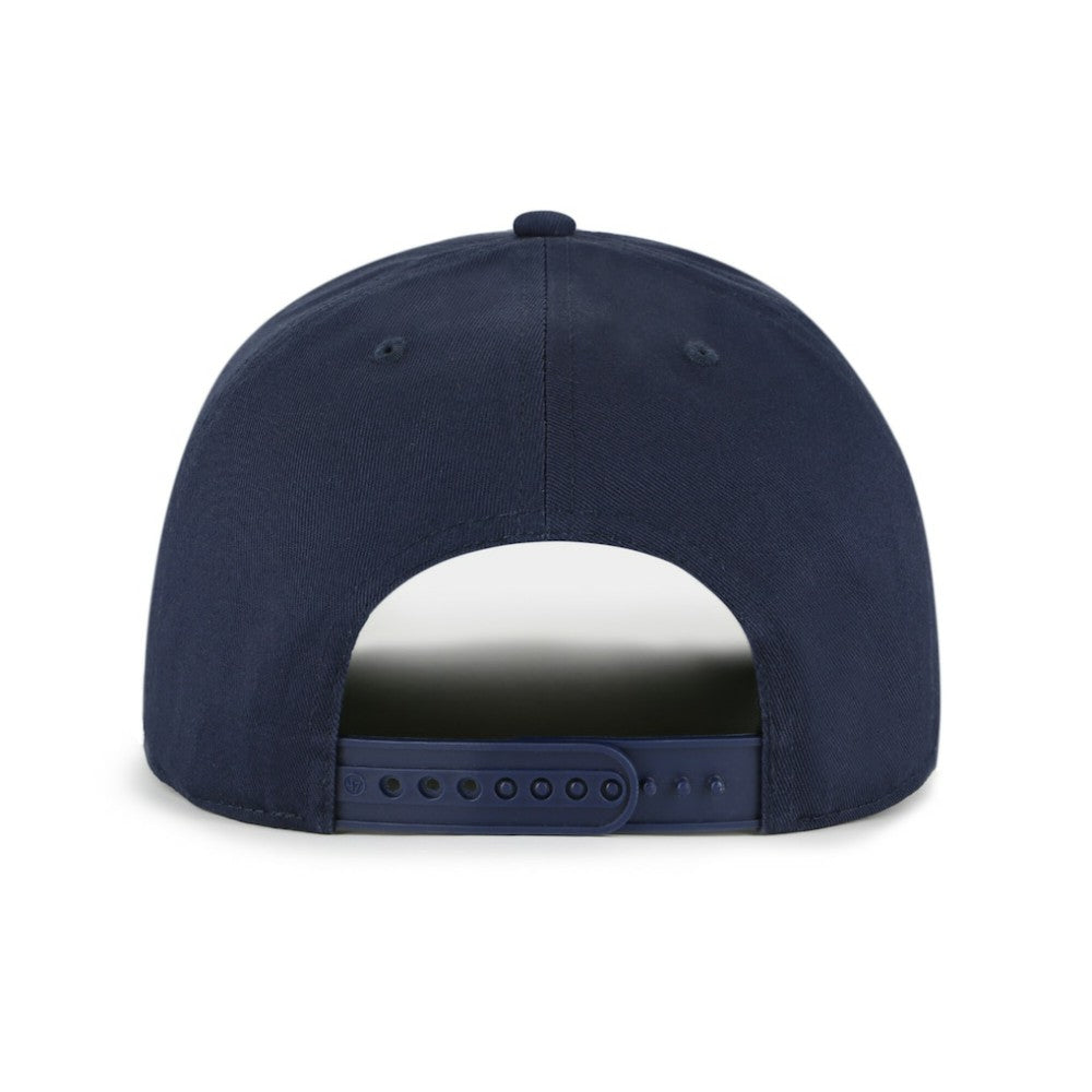 Boston Red Sox Cooperstown Break Wood Suede Hitch Adjustable Hat Navy/Brown