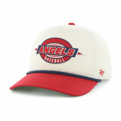 Los Angeles Angels Frame Out Hitch Adjustable Hat Natural/Red
