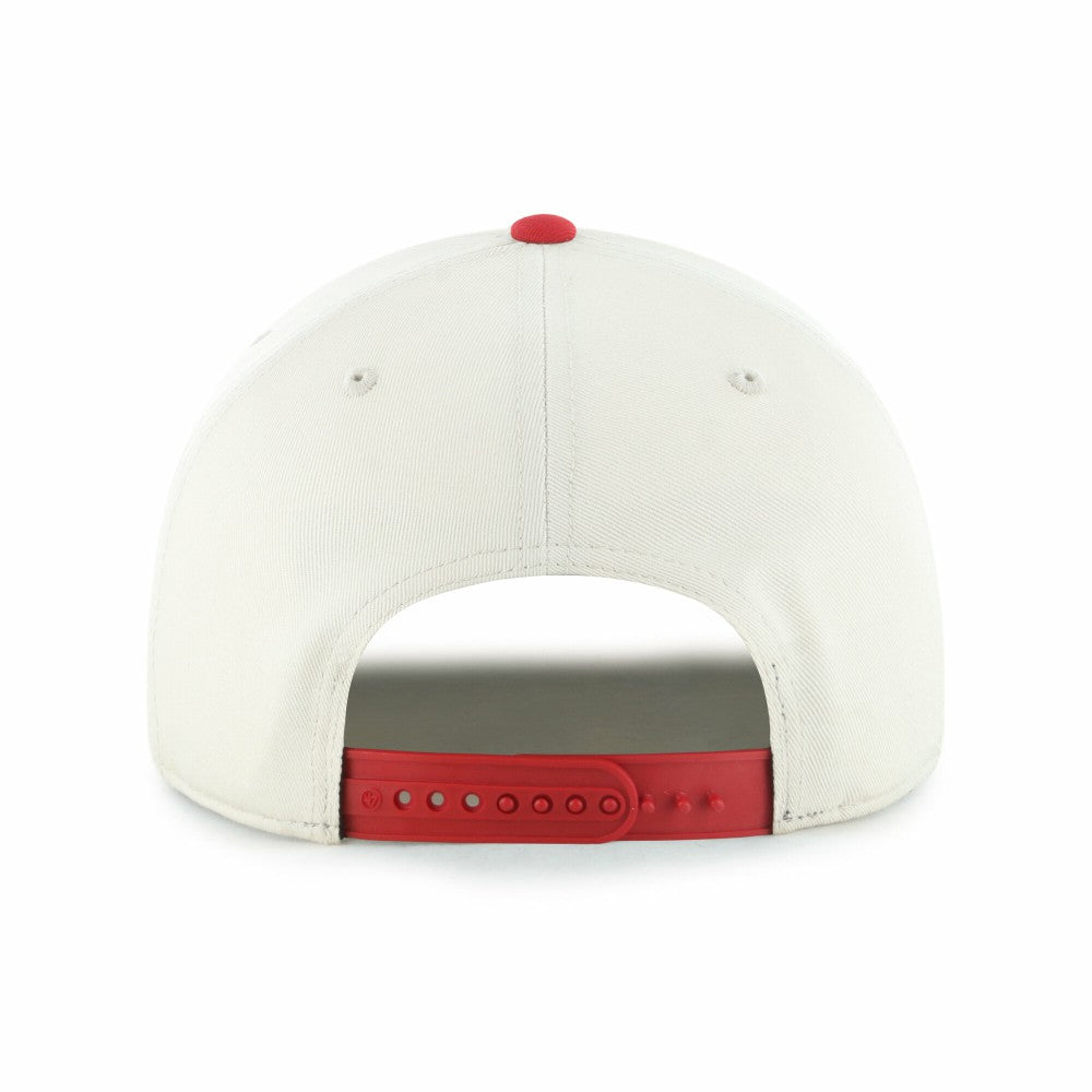 Los Angeles Angels Frame Out Hitch Adjustable Hat Natural/Red