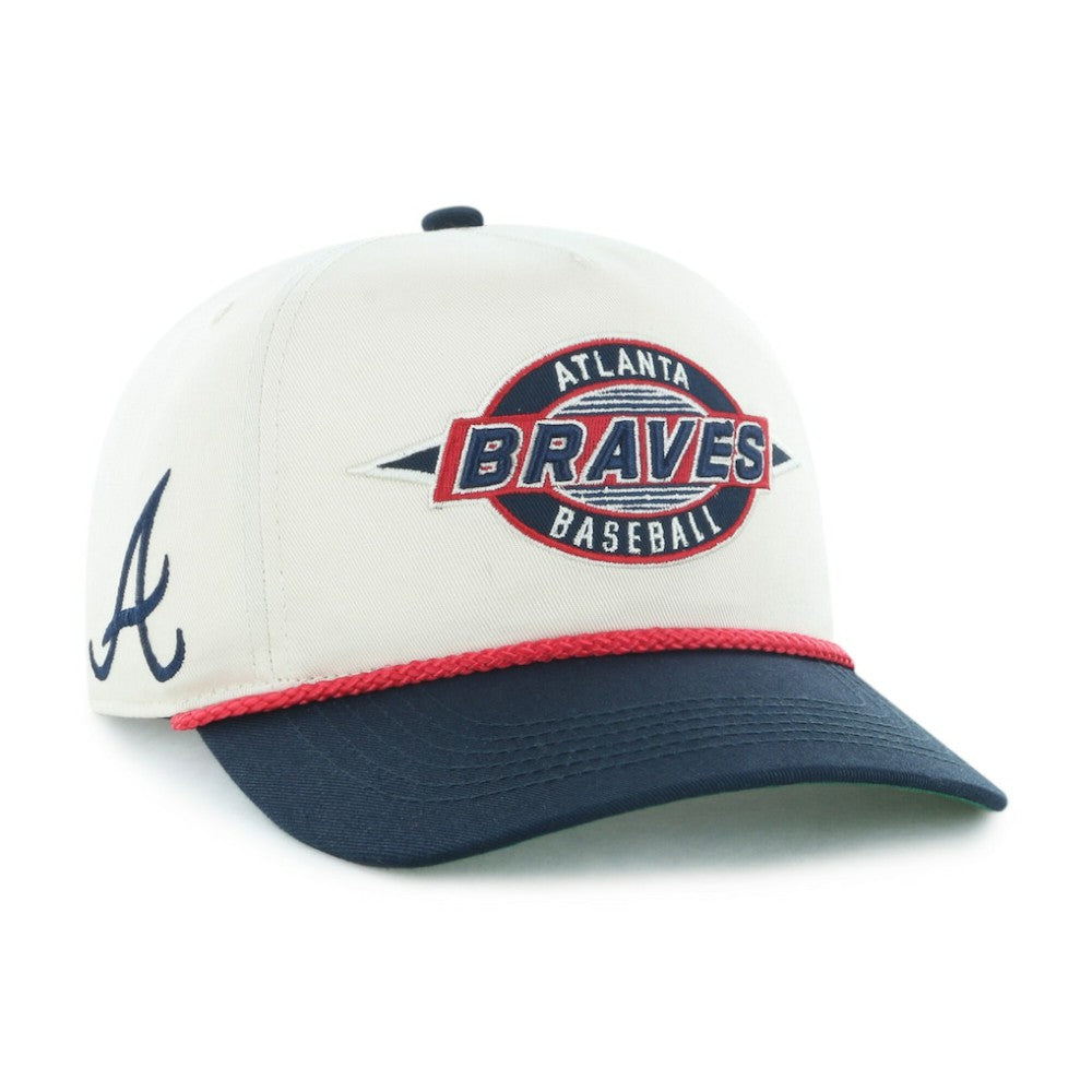 Atlanta Braves Frame Out Hitch Adjustable Hat Natural