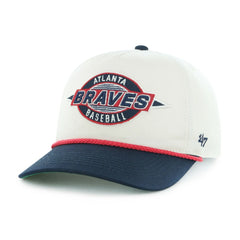 Atlanta Braves Frame Out Hitch Adjustable Hat Natural