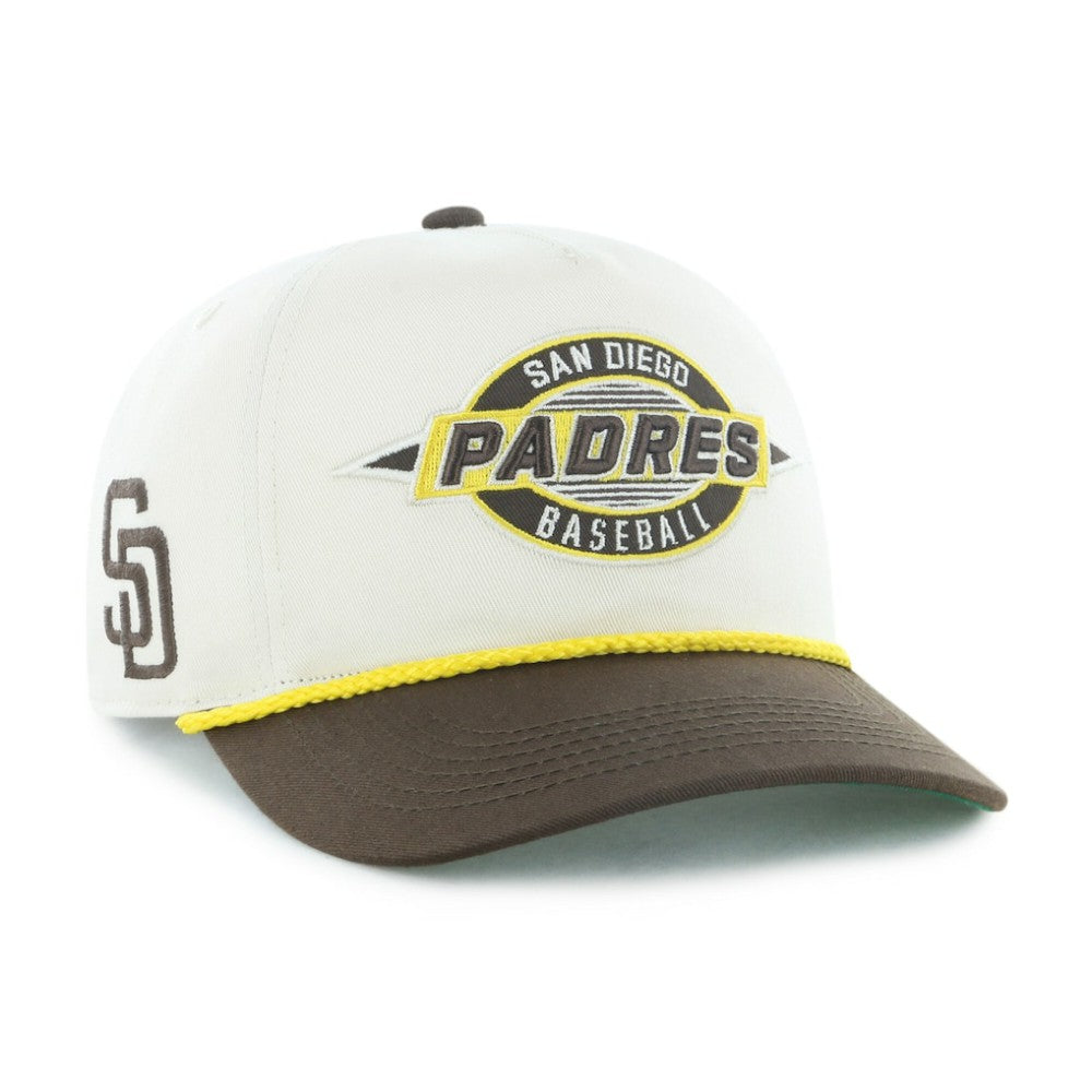 San Diego Padres Frame Out Hitch Adjustable Hat Natural/Brown