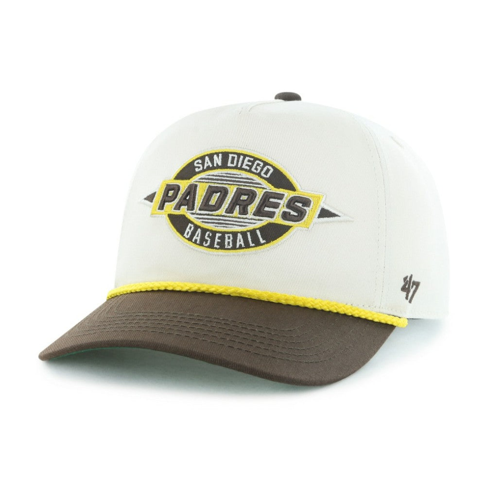 San Diego Padres Frame Out Hitch Adjustable Hat Natural/Brown