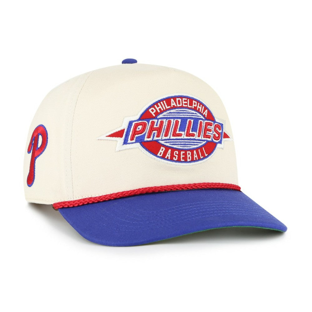 Philadelphia Phillies Frame Out Hitch Adjustable Hat Natural/Royal