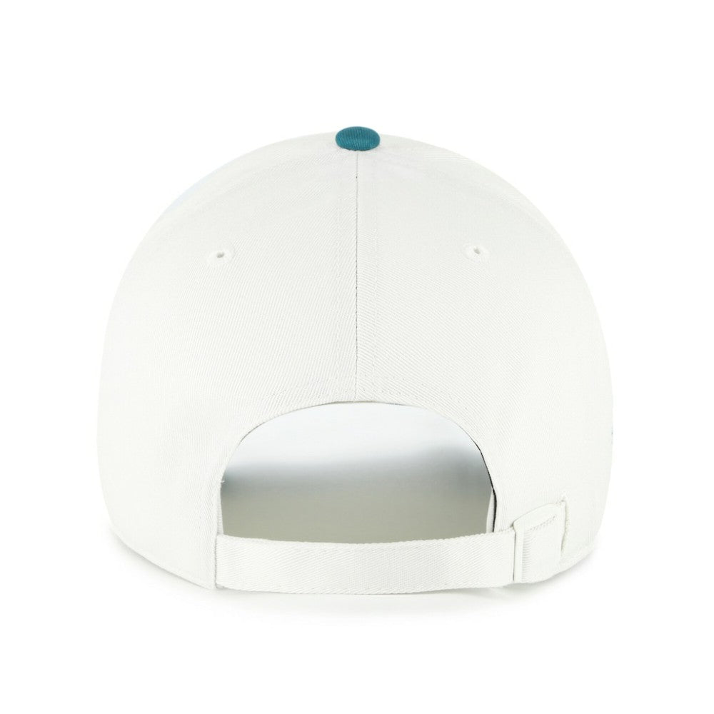 Tampa Bay Rays Contemporary Tonal Clean Up Adjustable Hat White/Teal