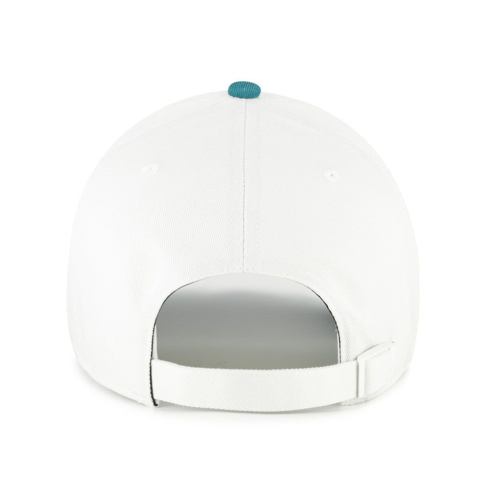New York Yankees Contemporary Tonal Clean Up Adjustable Hat White/Teal