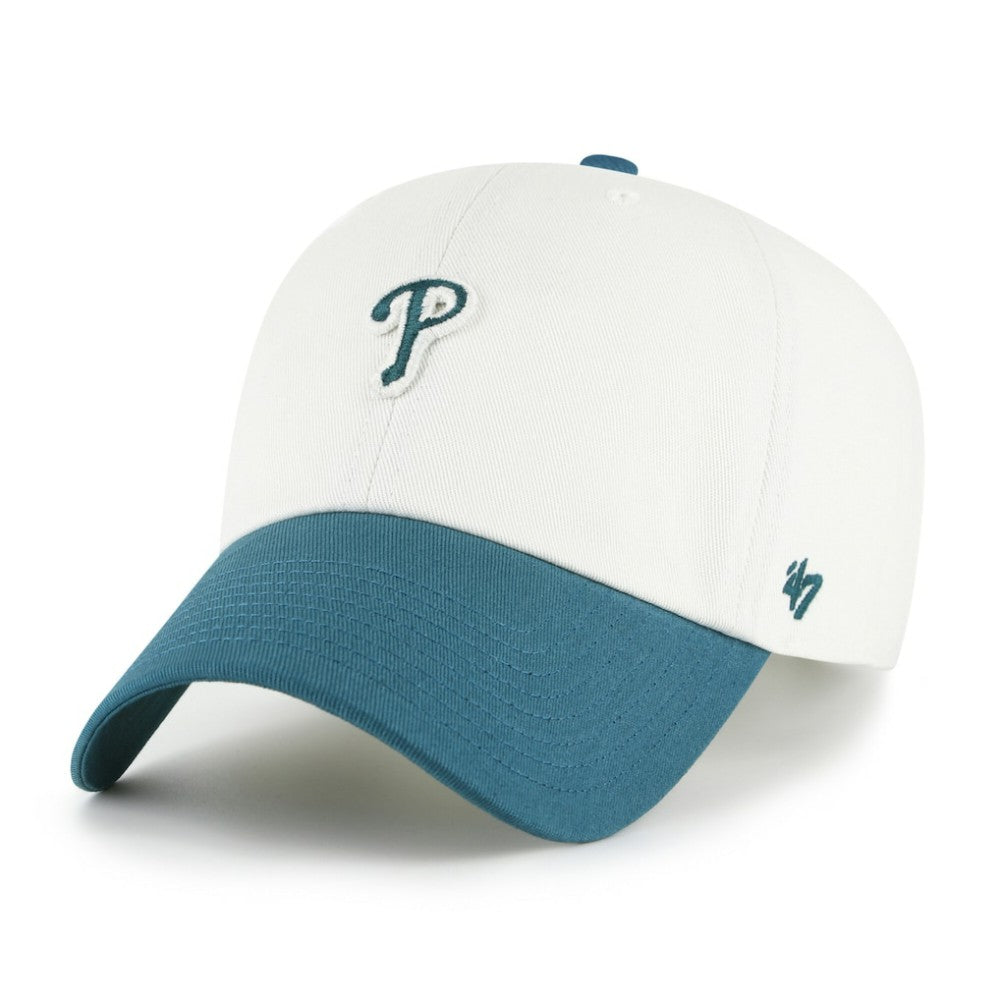 Philadelphia Phillies Contemporary Tonal Clean Up Adjustable Hat White/Teal