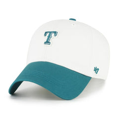 Texas Rangers Contemporary Tonal Clean Up Adjustable Hat White/Teal
