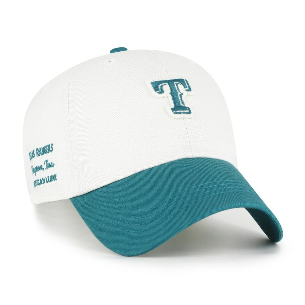 Texas Rangers Contemporary Tonal Clean Up Adjustable Hat White/Teal