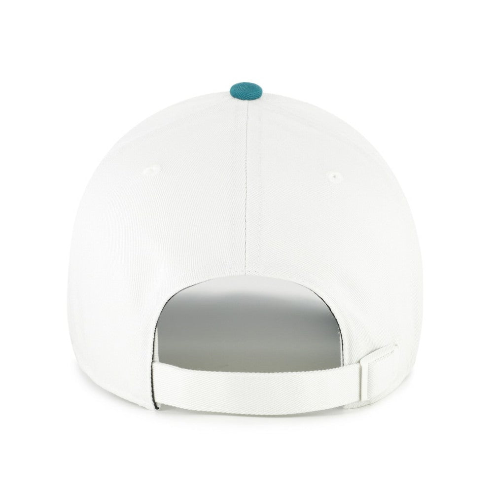 Cincinnati Reds Contemporary Tonal Clean Up Adjustable Hat White/Teal
