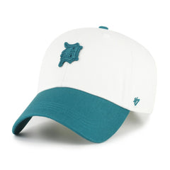 Detroit Tigers Contemporary Tonal Clean Up Adjustable Hat White/Teal