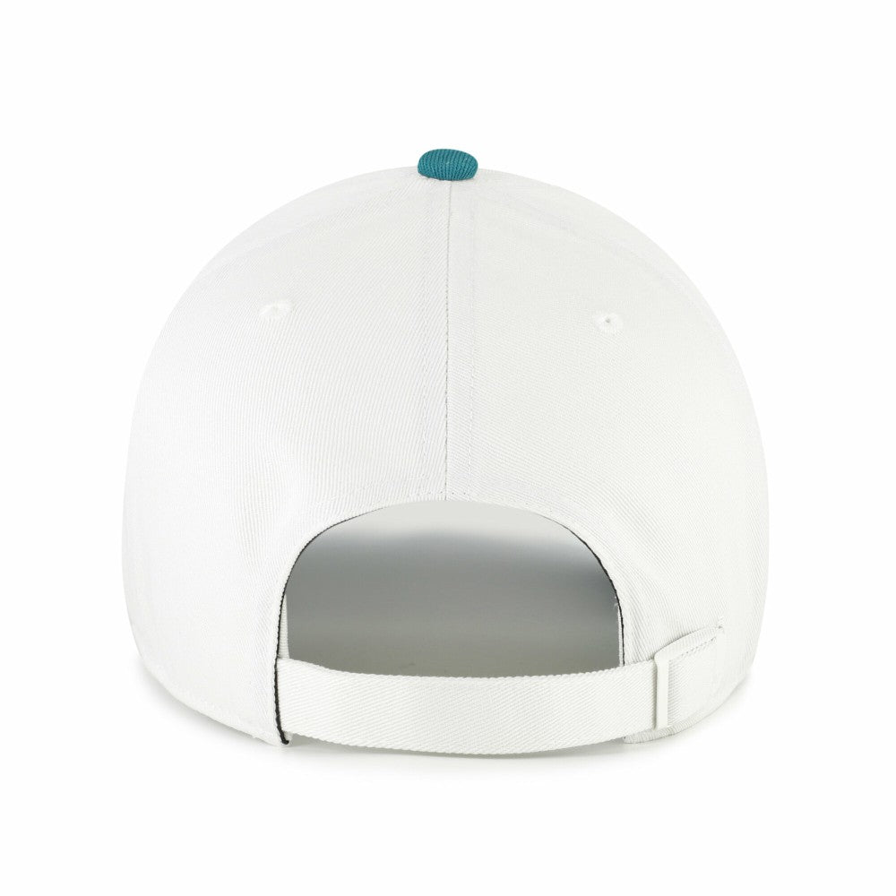 Los Angeles Dodgers Contemporary Tonal Clean Up Adjustable Hat White/Teal