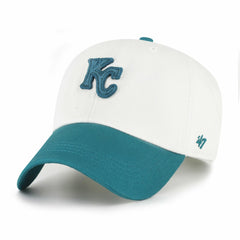Kansas City Royals Contemporary Tonal Clean Up Adjustable Hat White/Teal