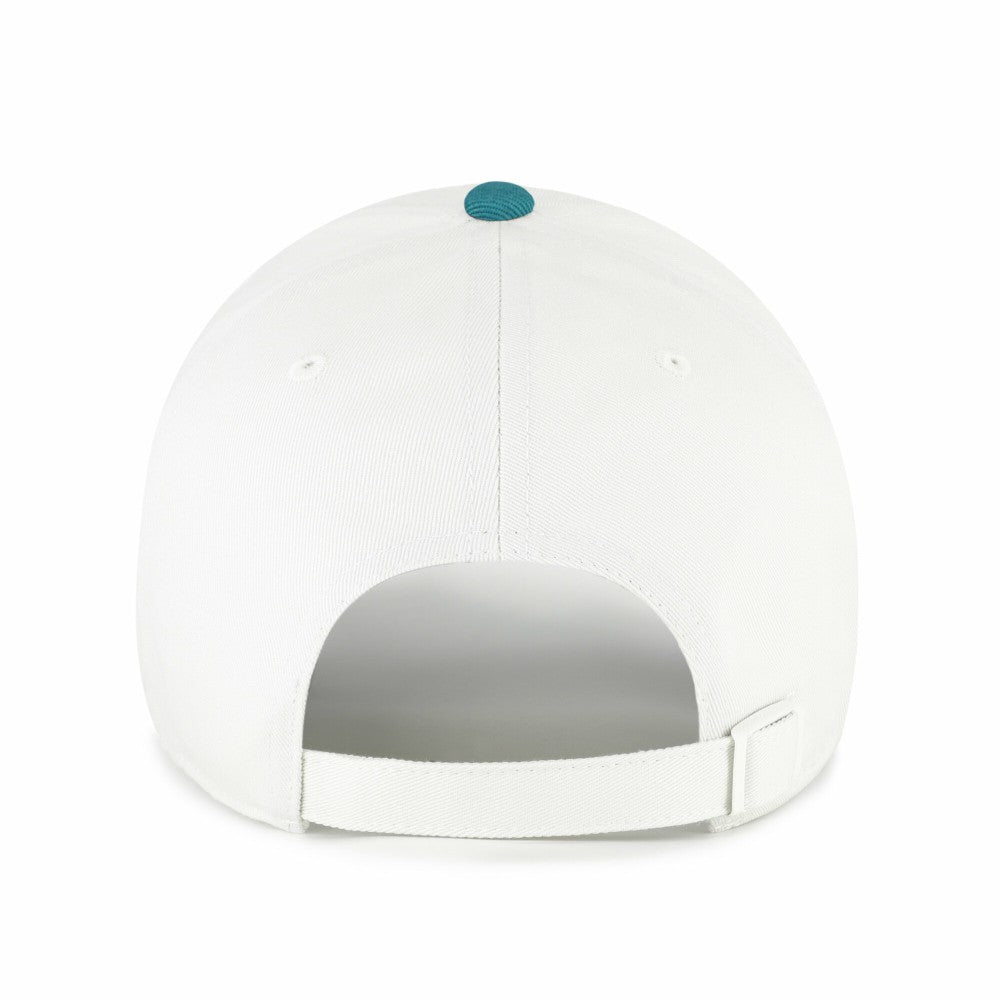 Los Angeles Angels Contemporary Tonal Clean Up Adjustable Hat White/Teal