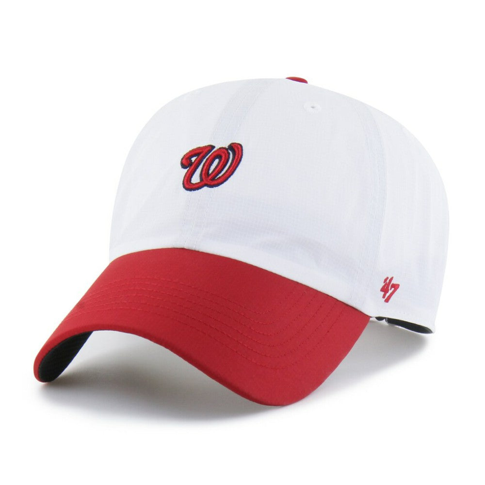 Washington Nationals Vista Mini Clean Up brrr° Adjustable Hat White/Red