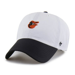 Baltimore Orioles Vista Mini Clean Up brrr° Adjustable Hat White/Black
