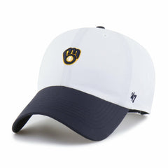 Milwaukee Brewers Vista Mini Clean Up brrr° Adjustable Hat White/Navy