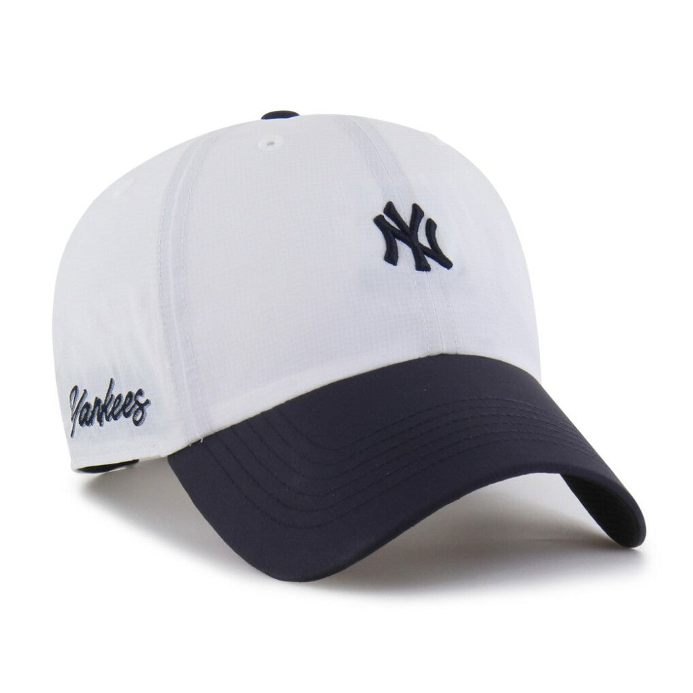 New York Yankees Vista Mini Clean Up brrr° Adjustable Hat White/Navy