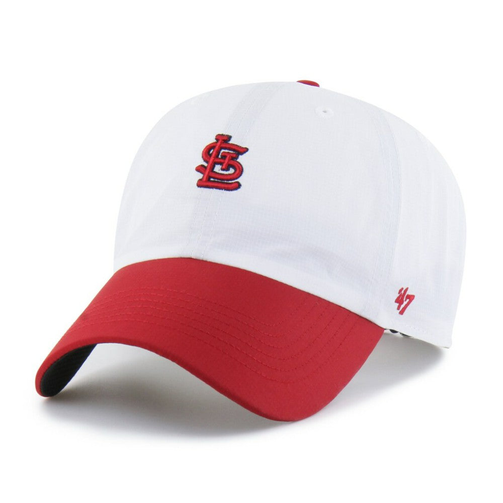 St. Louis Cardinals Vista Mini Clean Up brrr° Adjustable Hat White/Red
