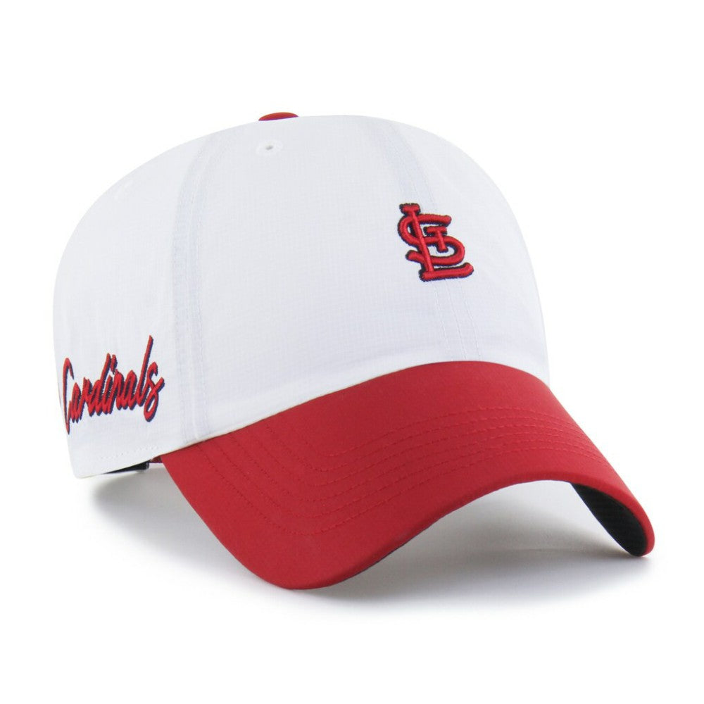 St. Louis Cardinals Vista Mini Clean Up brrr° Adjustable Hat White/Red