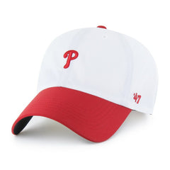 Philadelphia Phillies Vista Mini Clean Up brrr° Adjustable Hat White/Red