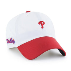 Philadelphia Phillies Vista Mini Clean Up brrr° Adjustable Hat White/Red