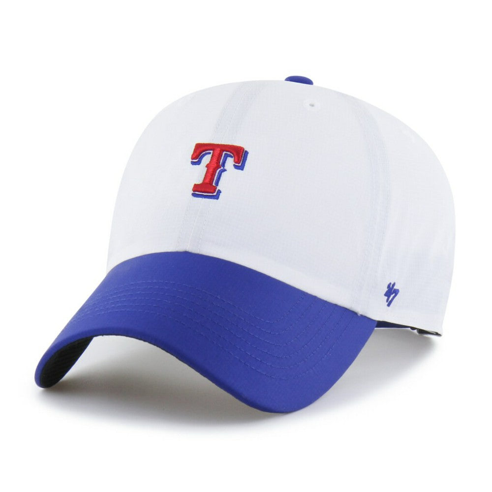 Texas Rangers Vista Mini Clean Up brrr° Adjustable Hat White/Royal