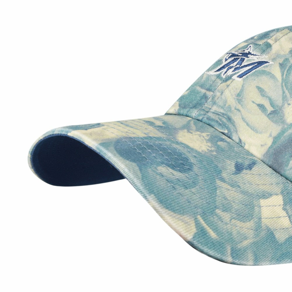 Miami Marlins Women's Gardenia Clean Up Adjustable Hat Blue