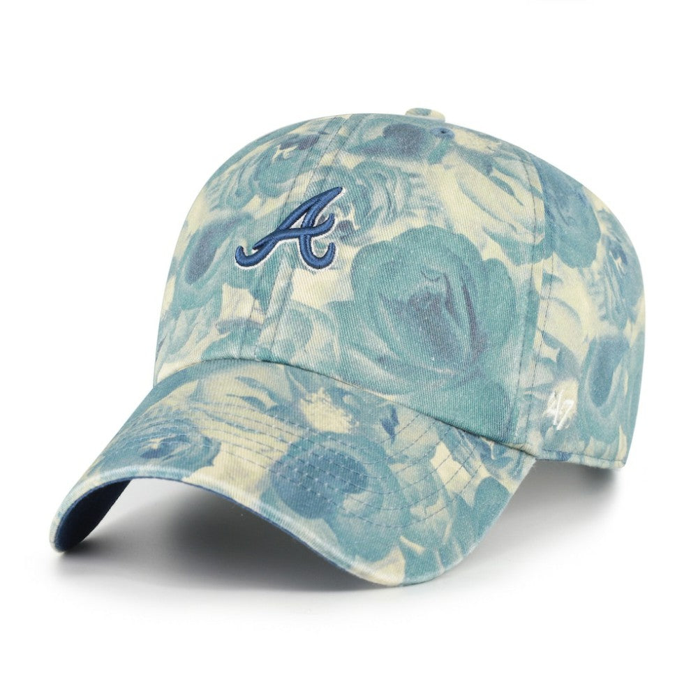 Atlanta Braves Women's Gardenia Clean Up Adjustable Hat Blue
