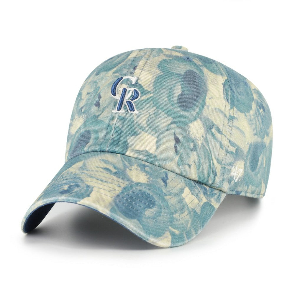 Colorado Rockies Women's Gardenia Clean Up Adjustable Hat Blue