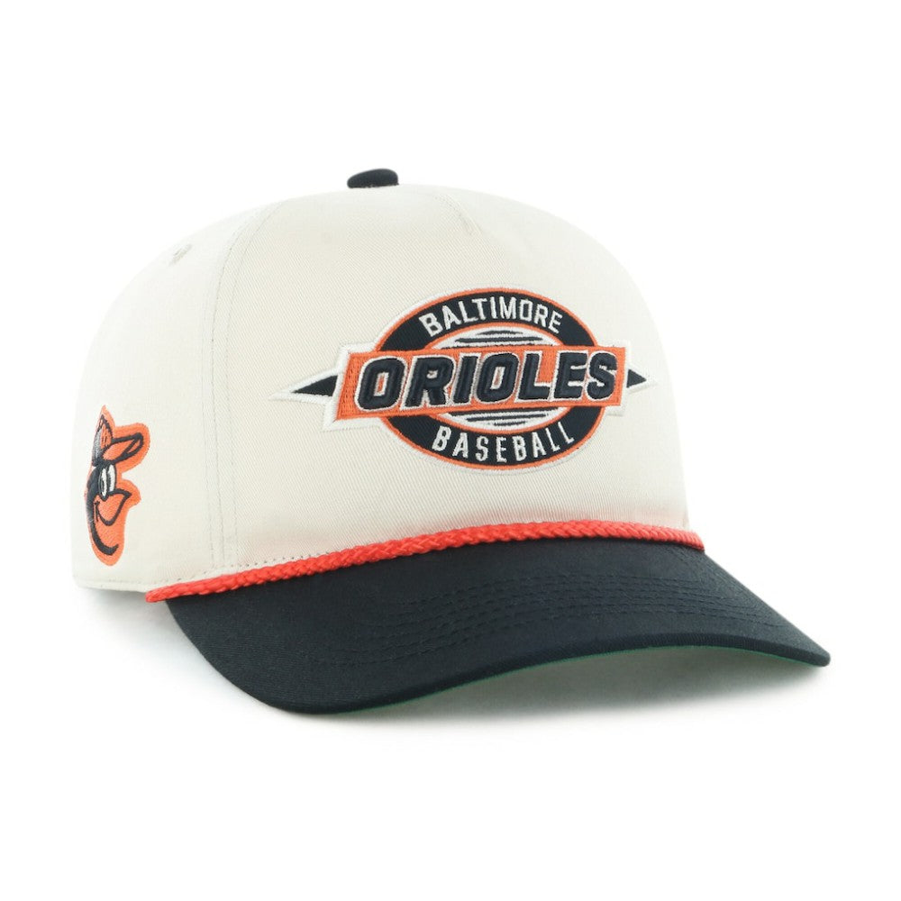 Baltimore Orioles Youth Frame Out Hitch Adjustable Hat Natural/Black