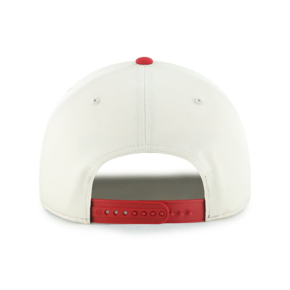 Cincinnati Reds Youth Frame Out Hitch Adjustable Hat Natural/Red