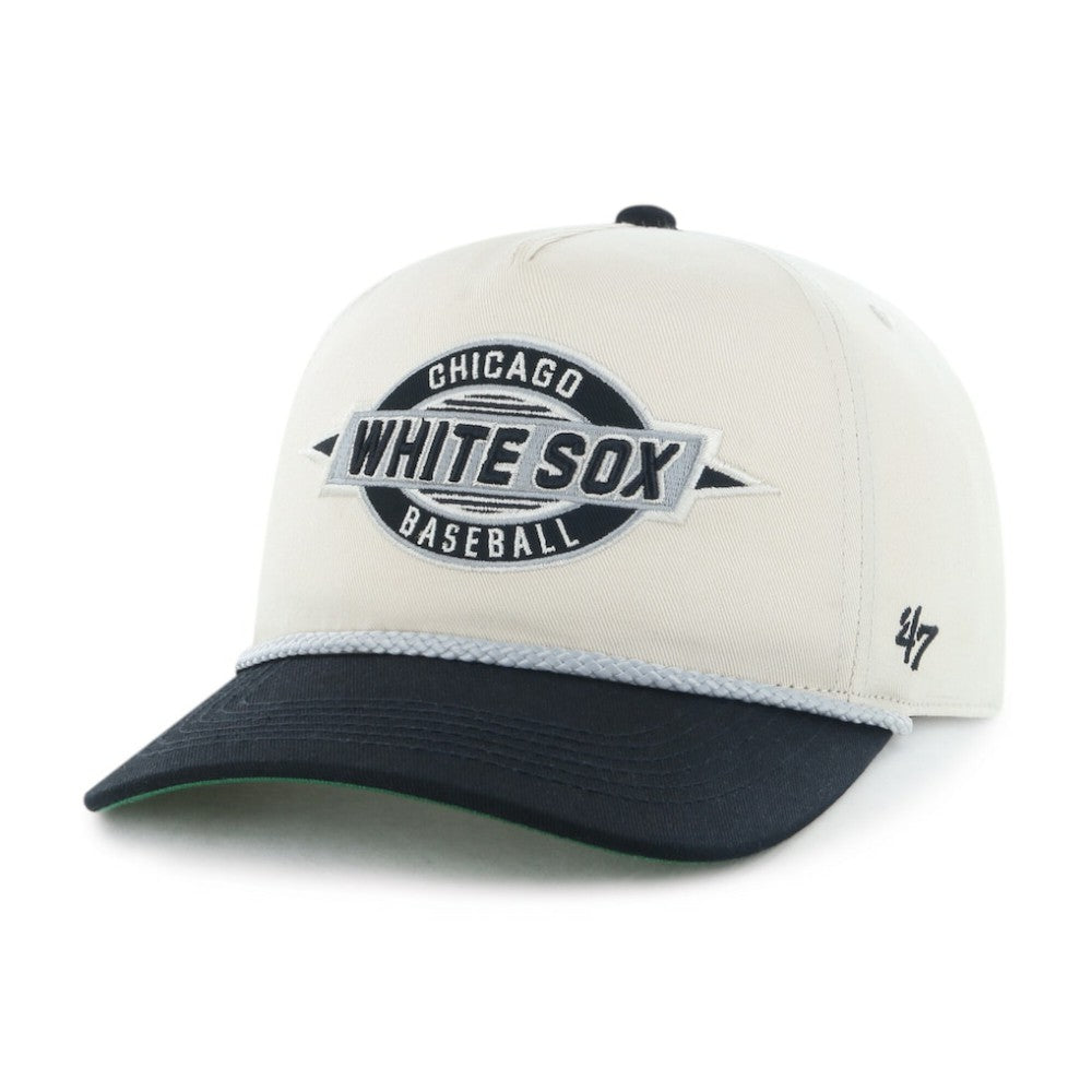 Chicago White Sox Youth Frame Out Hitch Adjustable Hat Natural/Black