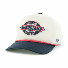 Cleveland Guardians Youth Frame Out Hitch Adjustable Hat Natural/Navy