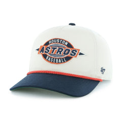 Houston Astros Youth Frame Out Hitch Adjustable Hat Natural/Navy