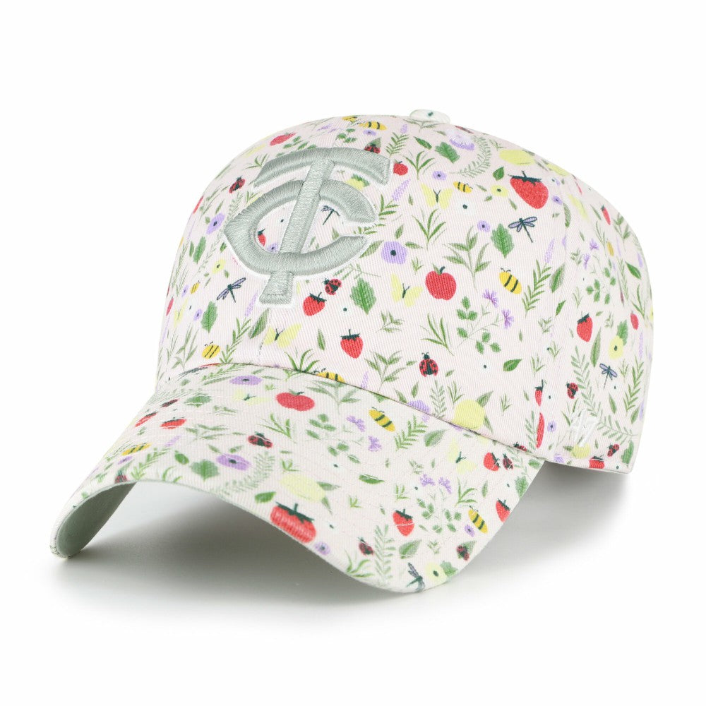Minnesota Twins Girls Youth Posey Clean Up Adjustable Hat Light Pink