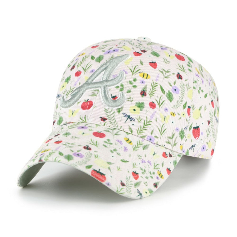 Atlanta Braves Girls Youth Posey Clean Up Adjustable Hat Light Pink