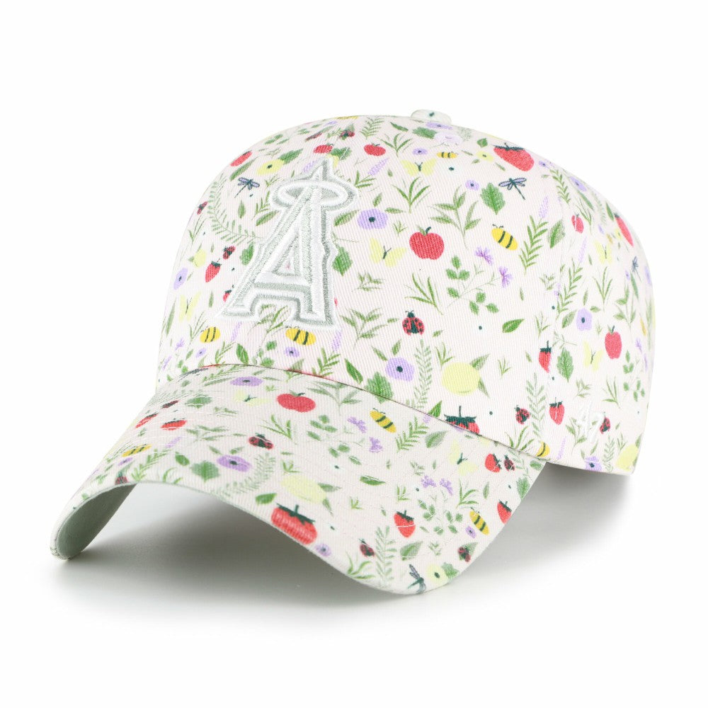 Los Angeles Angels Girls Youth Posey Clean Up Adjustable Hat Light Pink