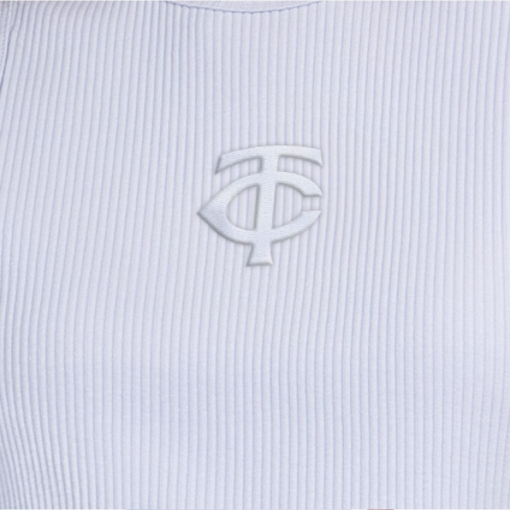 Minnesota Twins Starter Women's Pastels Ribbed Tank Top Light Blue