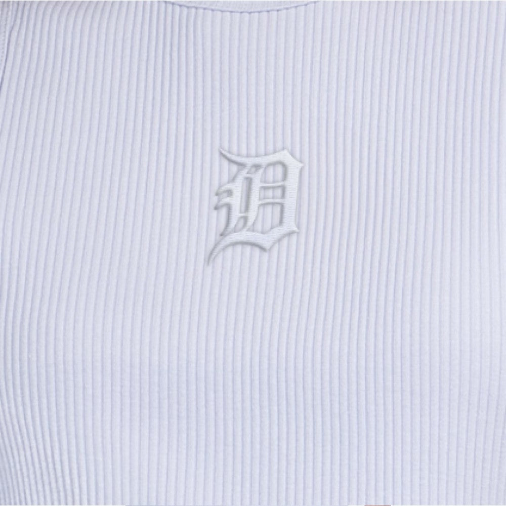 Detroit Tigers Starter Women's Pastels Ribbed Tank Top Light Blue