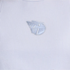 Cleveland Guardians Starter Women's Pastels Ribbed Tank Top Light Blue