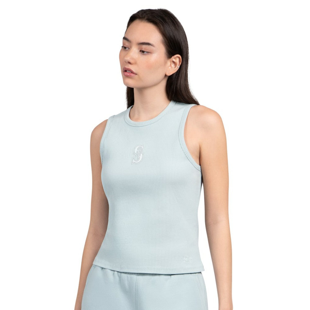 Seattle Mariners Starter Women's Pastels Ribbed Tank Top Mint