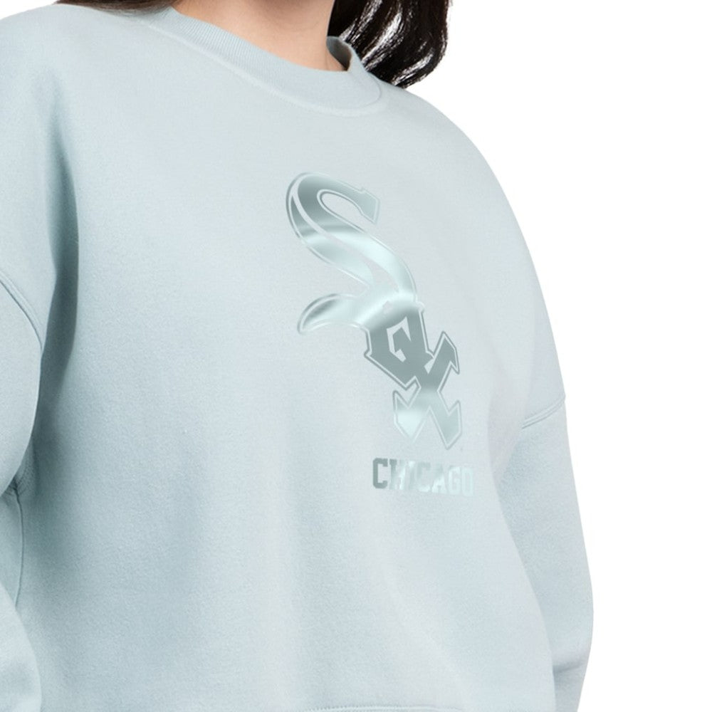 Chicago White Sox Starter Women's Pastels Boxy Fleece Sweatshirt Mint