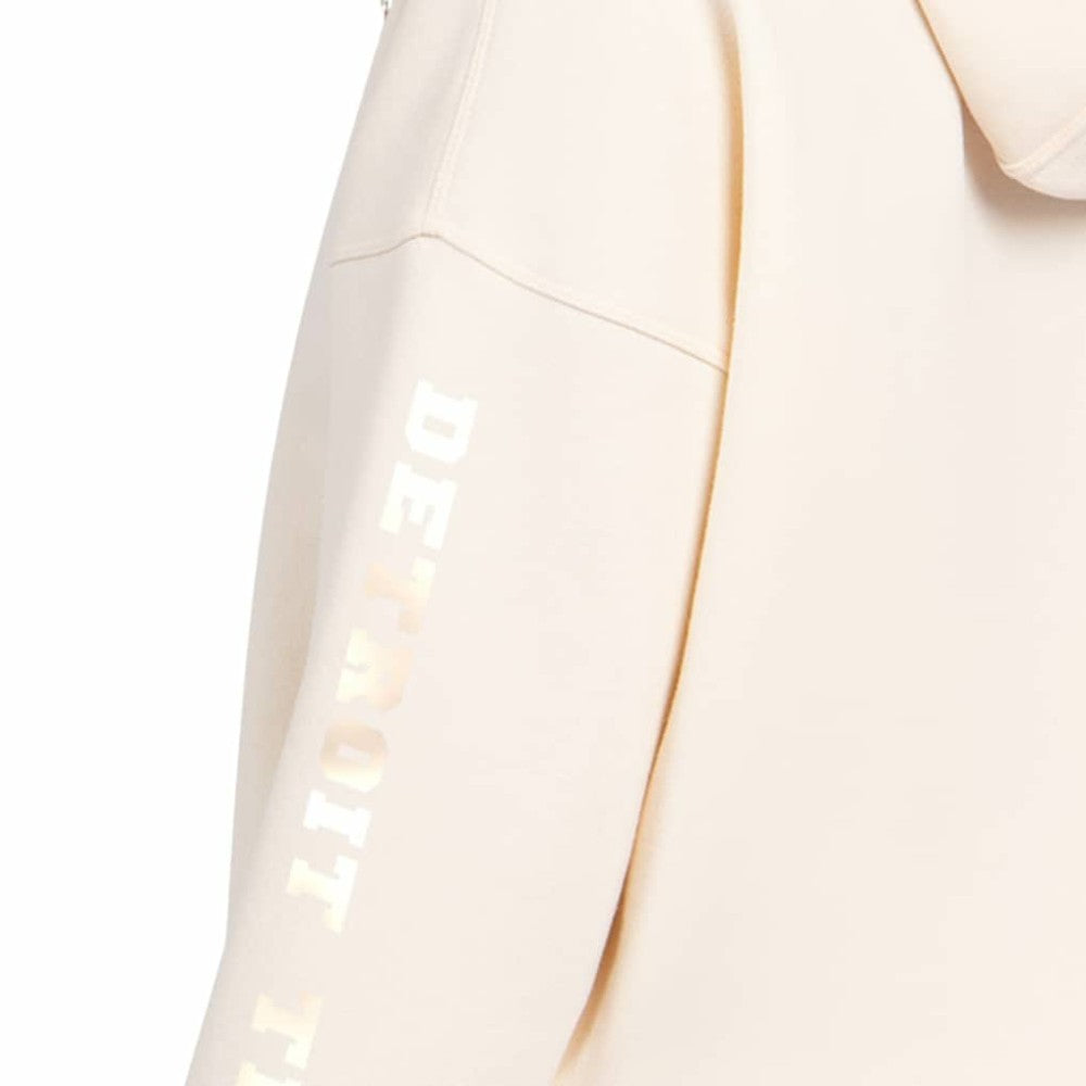 Detroit Tigers Starter Women's Pastel Relaxed Hoodie Cream