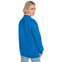 Detroit Lions Starter Women's Arch Stripe Fleece Crewneck Sweatshirt - Blue online