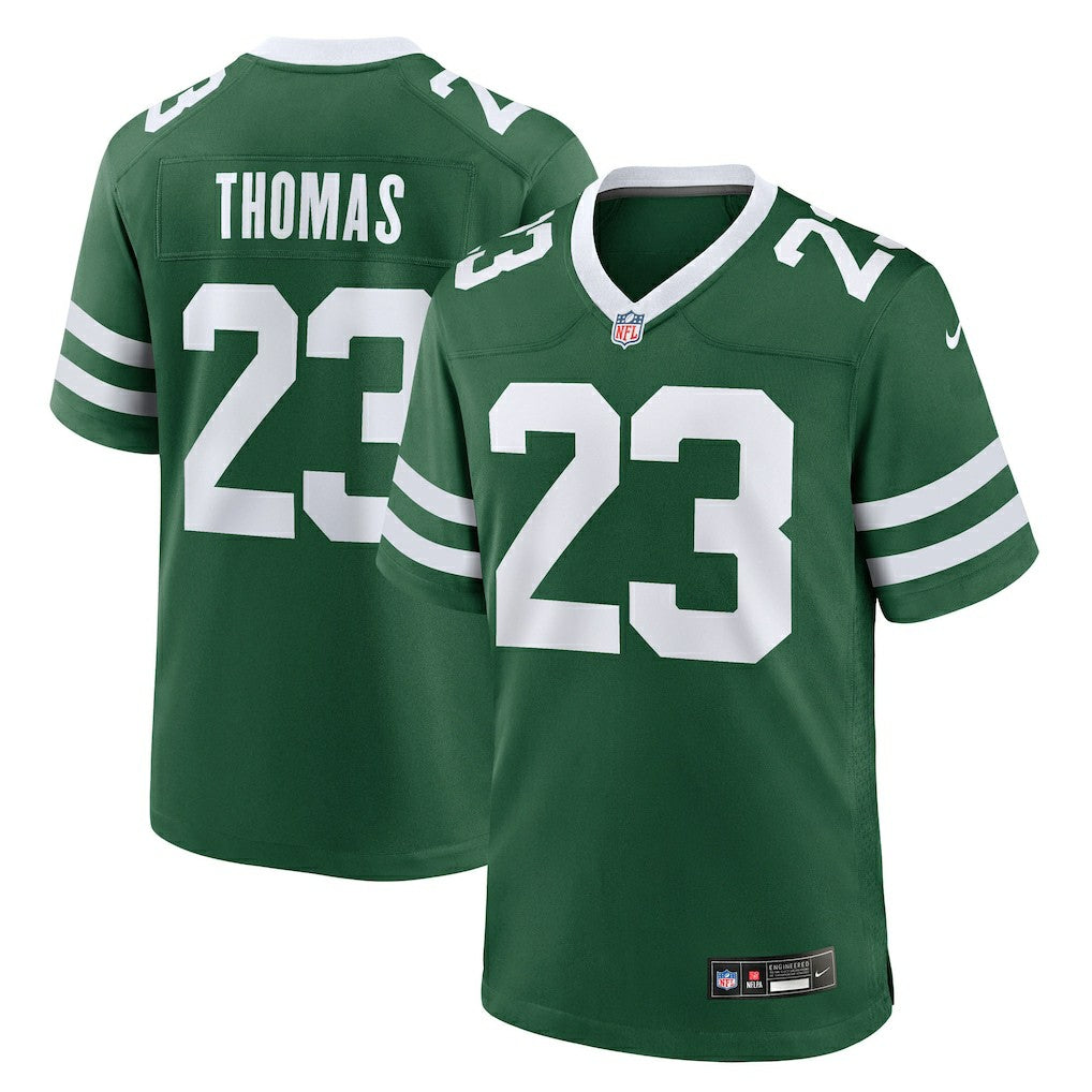 Azareye'h Thomas New York Jets Team Game Jersey - Legacy Green discount